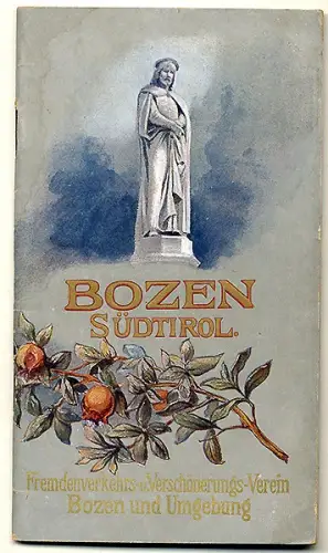 Italien Südtirol Bozen Tourismus Stadt Geschichte alter Reiseführer 1909