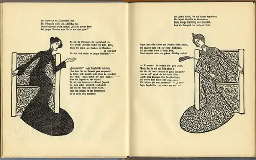 Berlin Harmonie Verlag Humor Satire Braut Fahrt Ballade Kunst Grafik Buch 1904