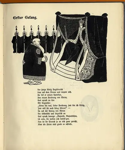 Berlin Harmonie Verlag Humor Satire Braut Fahrt Ballade Kunst Grafik Buch 1904