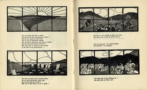 Berlin Harmonie Verlag Humor Satire Braut Fahrt Ballade Kunst Grafik Buch 1904