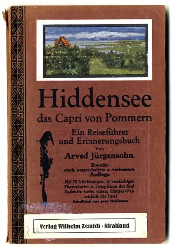 Ostsee Insel Hiddensee das Capri von Pommern Adressbuch Reiseführer 1924