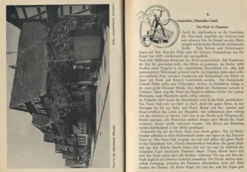 Rheinland Pfalz Weinstraße Wasgau Saar Geschichte Volkskunde Heimatbuch 1944