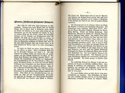 Bulgarien Adel Sachsen Coburg König Ferdinand Politik Herrschaft Buch 1916
