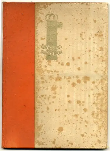 Werbung Reklame Frankfurt Main 200 Jahre Buch Druckerei Brönner Festschrift 1927