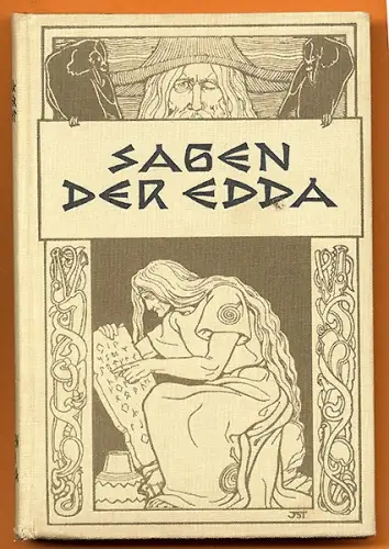 Germanen Götter Sagen der Edda illustriert Franz Stassen Kunst Grafik Buch 1912