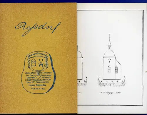 Hessen Darmstadt Roßdorf Stadt Geschichte Kirche Einwohner Chronik 1975