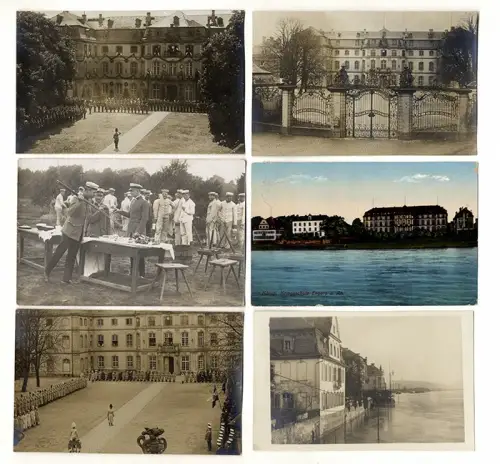 Rhein Preußen Militär Neuwied Kriegsschule in Engers 12 Foto Postkarten 1914