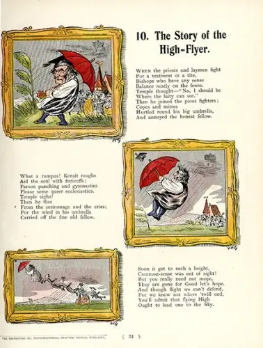 Kinderbuch The Political Struwwelpeter englische Struwelpeter Parodie von 1899