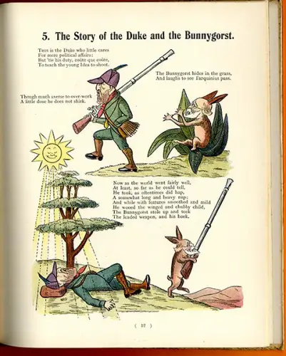 Kinderbuch The Political Struwwelpeter englische Struwelpeter Parodie von 1899