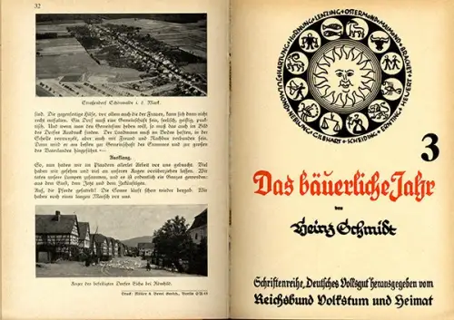 Deutsche Volkskunde Trachten Volkstanz Lebensweise Brauchtum Zeitschrift 1934