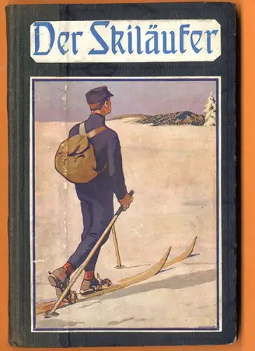 Sport Wintersport Ski Langlauf Technik Skispringen Lehrbuch um 1920
