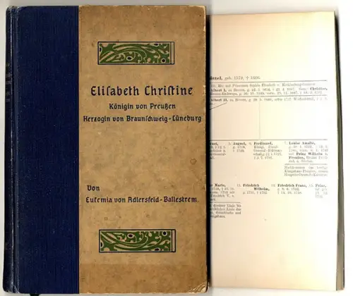 Adel Elisabeth Königin Preußen Herzogin Braunschweig Lüneburg Biografie 1908