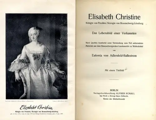 Adel Elisabeth Königin Preußen Herzogin Braunschweig Lüneburg Biografie 1908