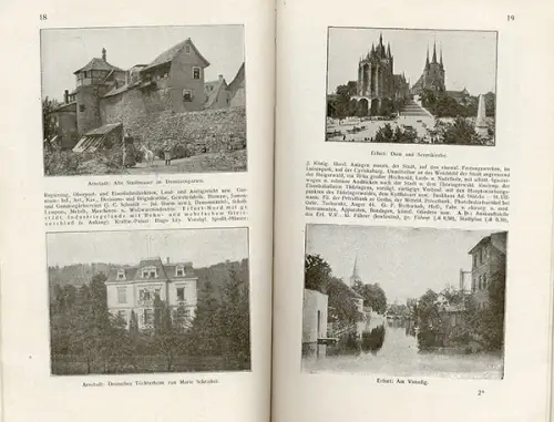 Thüringen Thüringer Wald Hotel Gaststätten Reiseführer Jugendstil Buch 1916