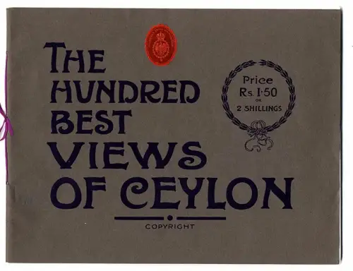 Asien Kolonien Britisch Indien Ceylon Colombo Bilder Foto Album 1910