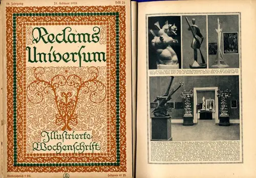Reclam Universum Politik Ereignisse Kultur Kolonien Webung Reklame 6 Hefte 1918