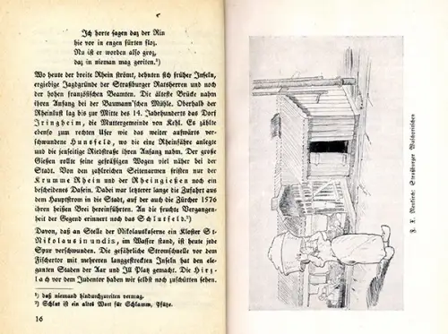 Frankreich Elsaß Alt Strassburg Stadt Geschichten Volkskunde Buch 1922