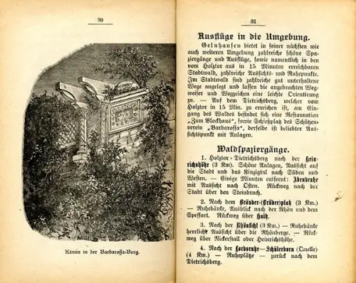 Hessen Spessart Main Kinzig Gelnhausen Stadt Geschichte Reiseführer 1901