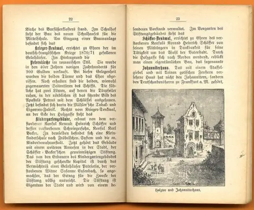 Hessen Spessart Main Kinzig Gelnhausen Stadt Geschichte Reiseführer 1901