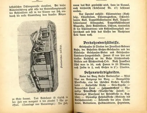 Hessen Spessart Main Kinzig Gelnhausen Stadt Geschichte Reiseführer 1901