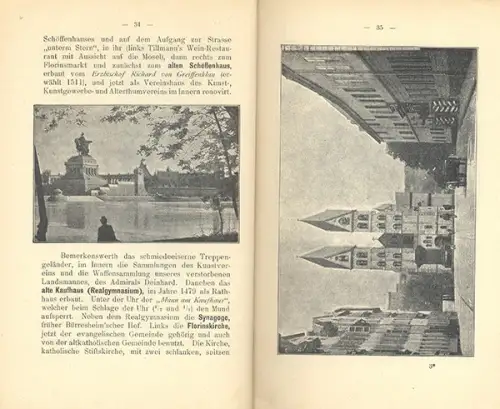 Rhein Koblenz Stadt Geschichte Stolze Schrey Stenographen Tag Festschrift 1900