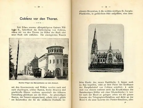 Rhein Koblenz Stadt Geschichte Stolze Schrey Stenographen Tag Festschrift 1900