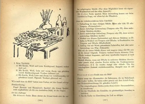 Malerei Neue Sachlichkeit Max Unold Mal Technik Farben Zeichenkunst Buch 1946