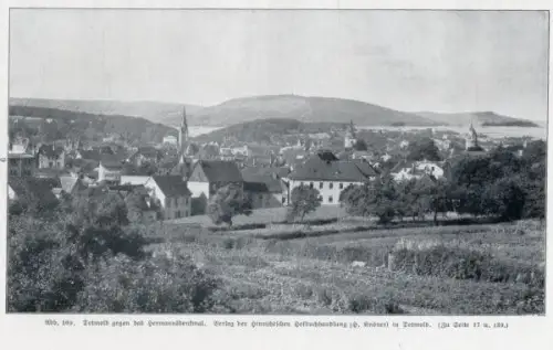 Westfalen Lippe Detmold Weser Landschaft Geschichte Heimat Volkskunde 1925