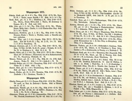 Sachsen Anhalt Saale Naumburg Dom Gymnasium Stammbuch Schüler Liste 1930