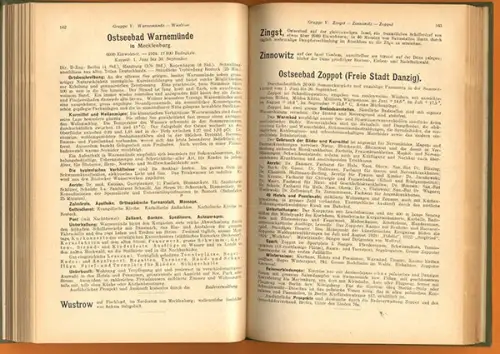 Deutschland Schweiz Italien Bäder Kurort Heilanstalten Quellen Jahrbuch 1925