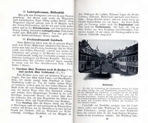 Baden Schwarzwald Gernsbach Murgtal Stadt Geschichte Adressbuch Reiseführer 1910