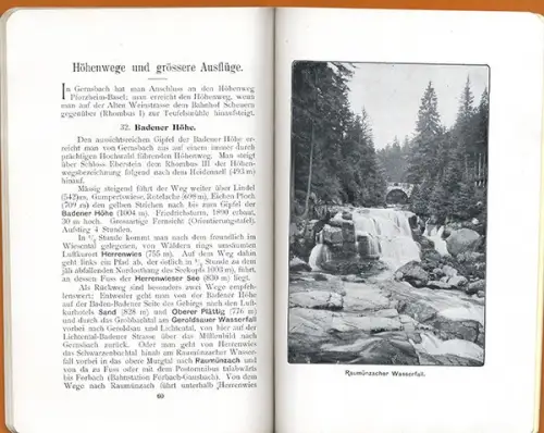 Baden Schwarzwald Gernsbach Murgtal Stadt Geschichte Adressbuch Reiseführer 1910