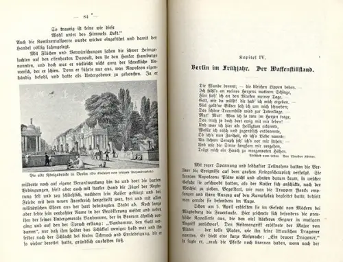 Preussen Berlin Stadt Geschichte Befreiungskriege Großbeeren Gedenkbuch 1913