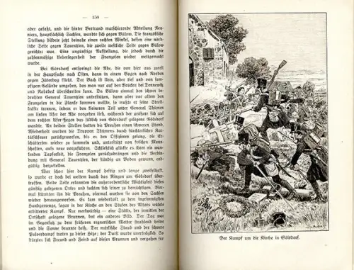 Preussen Berlin Stadt Geschichte Befreiungskriege Großbeeren Gedenkbuch 1913