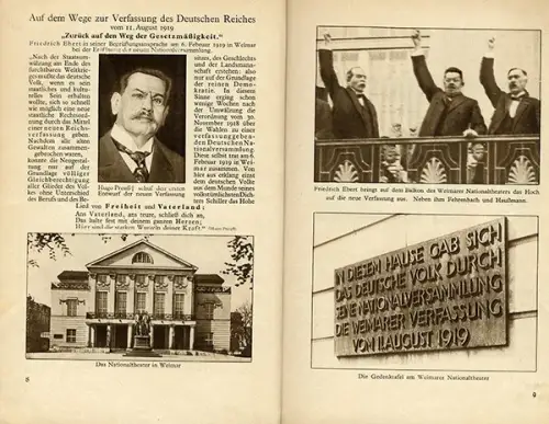 Deutsches Reich Weimarer Republik Politik Geschichte Verfassung Bildband 1930