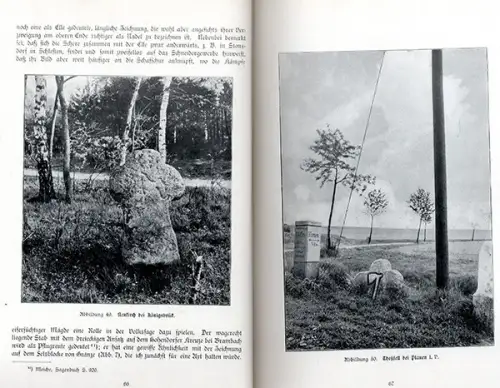 Sachsen Mittelalter Geschichte Steinkreuze Feldsteine Standorte Buch 1916