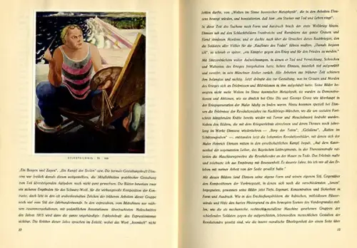 Kunst Malerei Realismus Berlin Heinrich Ehmsen 70. Geburtstag Festschrift 1956