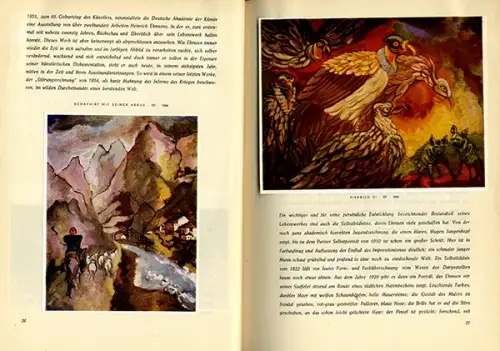 Kunst Malerei Realismus Berlin Heinrich Ehmsen 70. Geburtstag Festschrift 1956