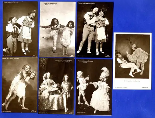 Musik Bühne Tanz Carmen und Leonore Sacchetto 7 Porträt Foto Postkarten 1920