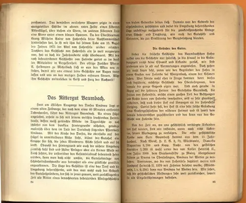 Hessen Nassau Lahn Hatzfeld Mellnau Treisbach Heimat Geschichte Volkskunde 1922