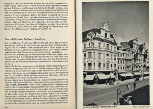 Sachsen Anhalt Magdeburg Elbe Stadt Geschichte Mittelalter Buch 1934