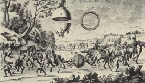 Sachsen Anhalt Magdeburg Elbe Bürgermeister Otto von Guericke Halbkugel 1936