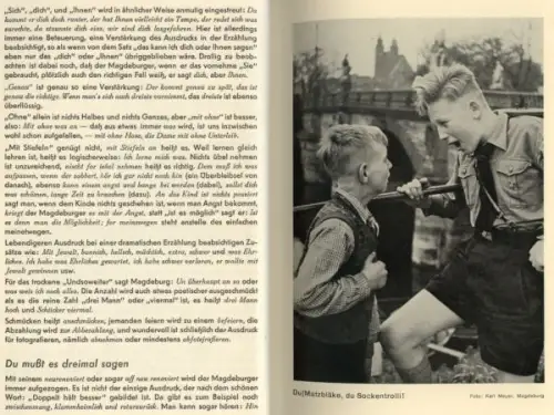 Sachsen Anhalt Magdeburg Sprache Mundart Dialekt Sprichwörter Redensarten 1937