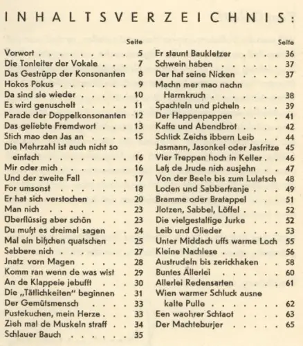 Sachsen Anhalt Magdeburg Sprache Mundart Dialekt Sprichwörter Redensarten 1937