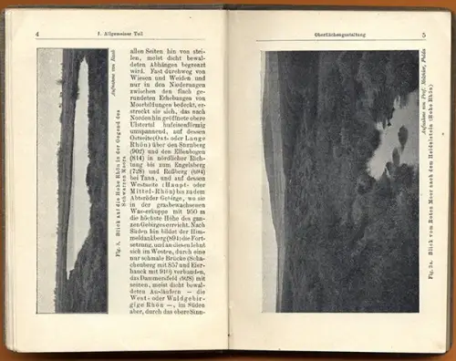 Hessen Rhön Fulda Wasserkuppe Geologie Klima Erdgeschichte Exkursion Führer 1916