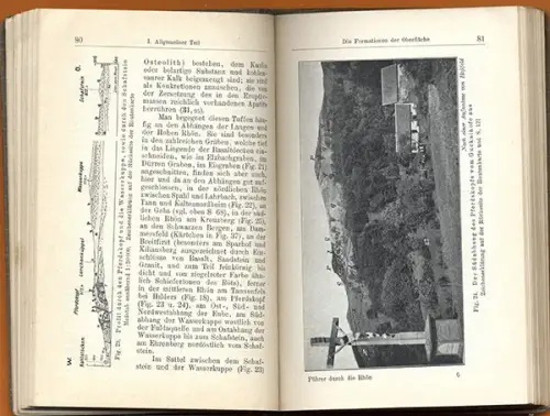 Hessen Rhön Fulda Wasserkuppe Geologie Klima Erdgeschichte Exkursion Führer 1916