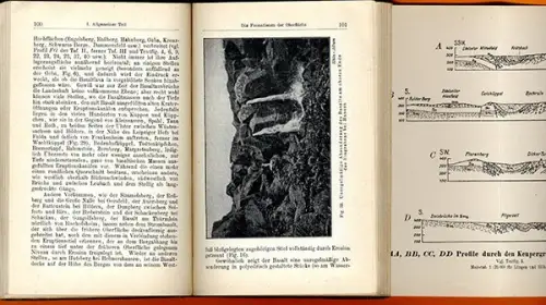 Hessen Rhön Fulda Wasserkuppe Geologie Klima Erdgeschichte Exkursion Führer 1916