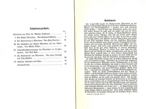 Sachsen Anhalt Unstrut  Nebra 1000 Jahre Memleben Kloster Dorf Geschichte 1936
