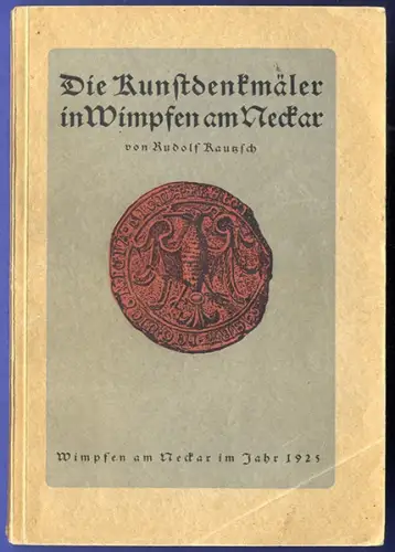 Baden Neckar Bad Wimpfen Stadt Architektur Kunst Denkmäler Buch 1925