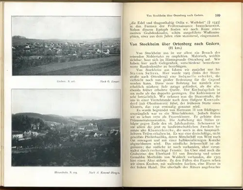 Hessen Main Kinzig Wetterau Rhön Vogelsberg Club Wanderbuch 1910
